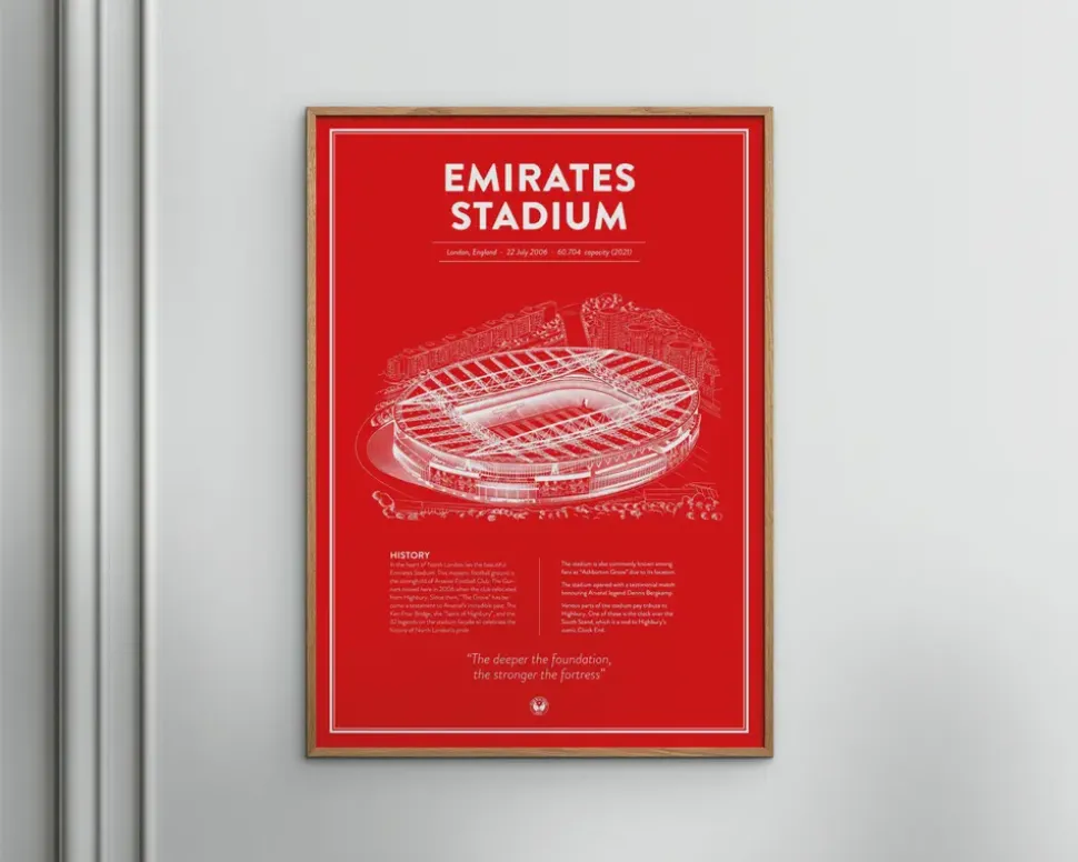 Arsenal - Emirates Stadium 50x70 cm