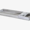 Bakke grå træ 40x14x3,2 cm