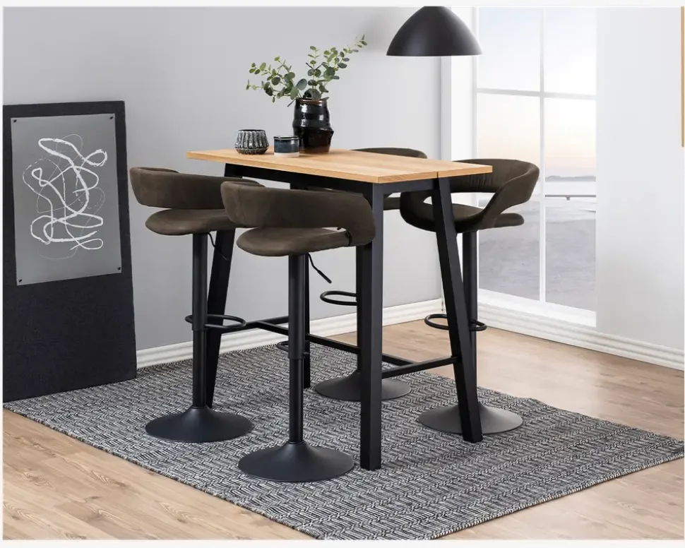 Barstol i moderne design grå