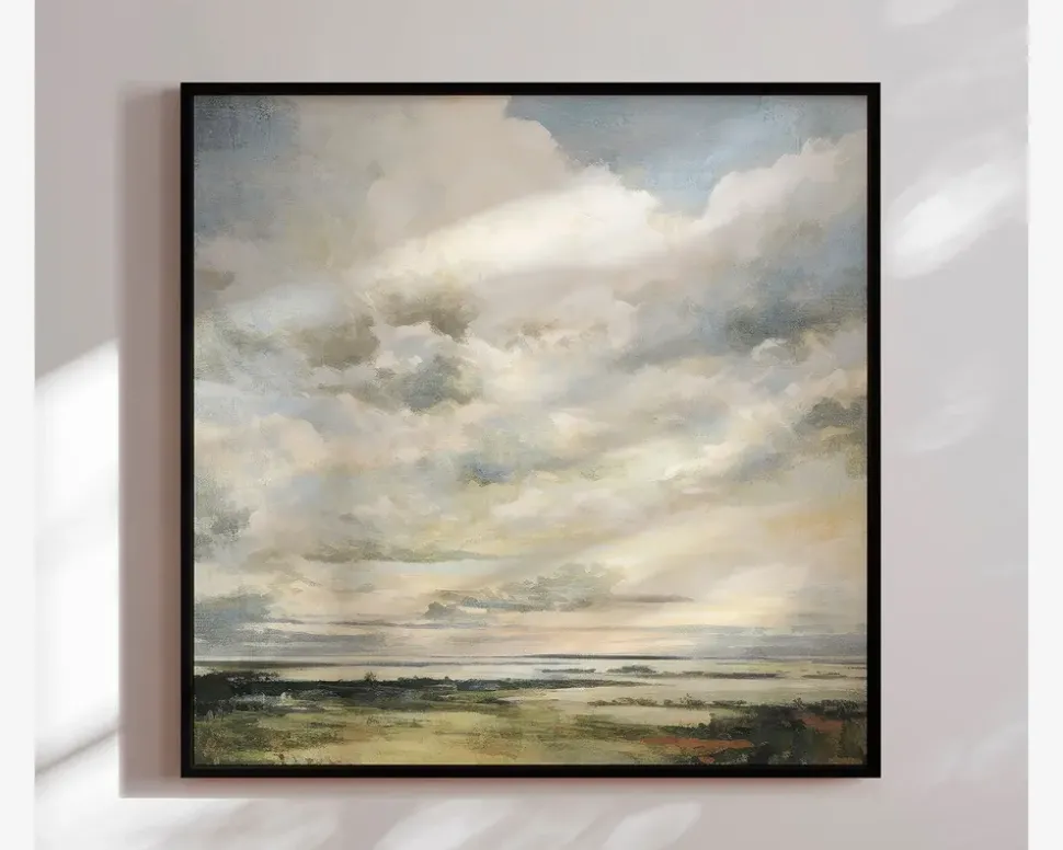 Billede Cloudy day 90x90 cm