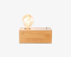 Bordlampe Armena Bambus H.8 cm