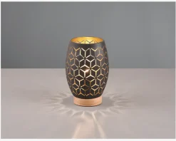Bordlampe Bidar Sort H.21,5 cm