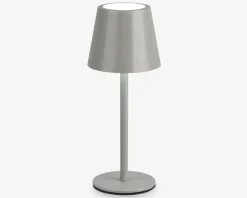 Bordlampe Diaz grå H.21 cm