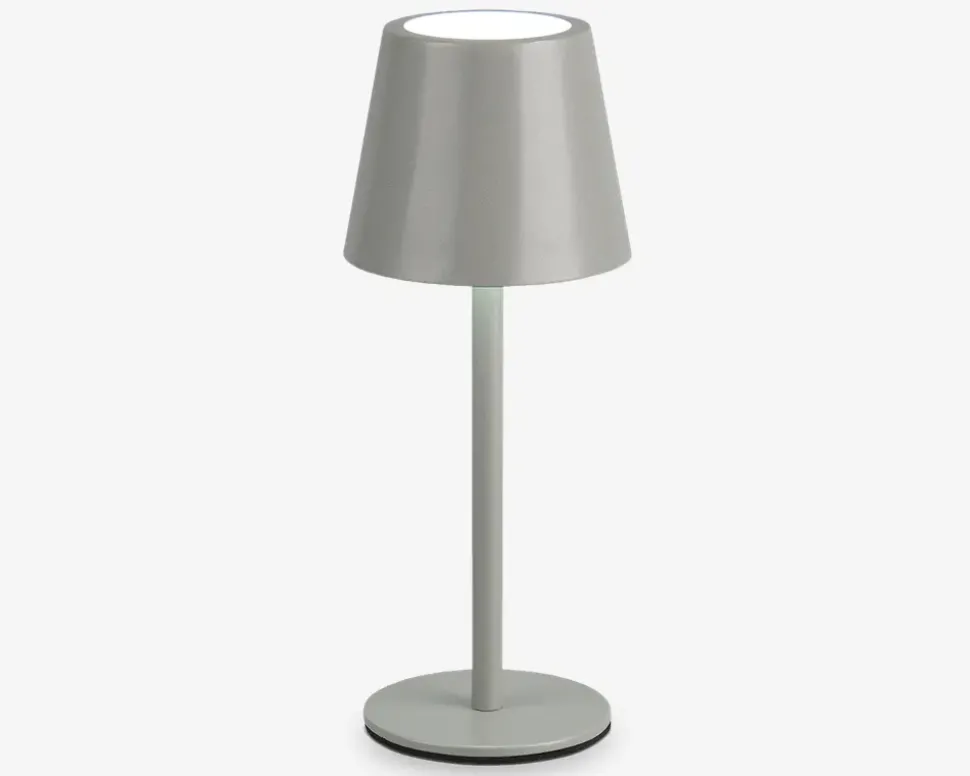 Bordlampe Diaz grå H.21 cm