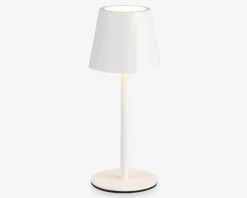 Bordlampe Diaz mat hvid H.21 cm