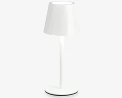 Bordlampe Diaz mat hvid H.21 cm