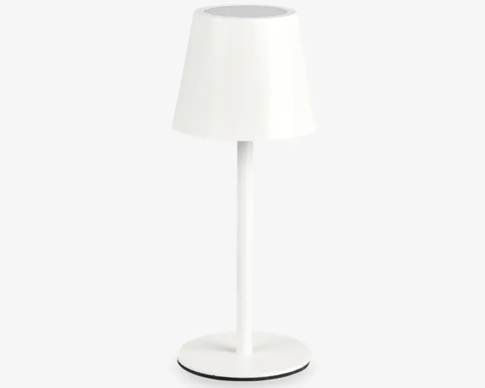 Bordlampe Diaz mat hvid H.21 cm