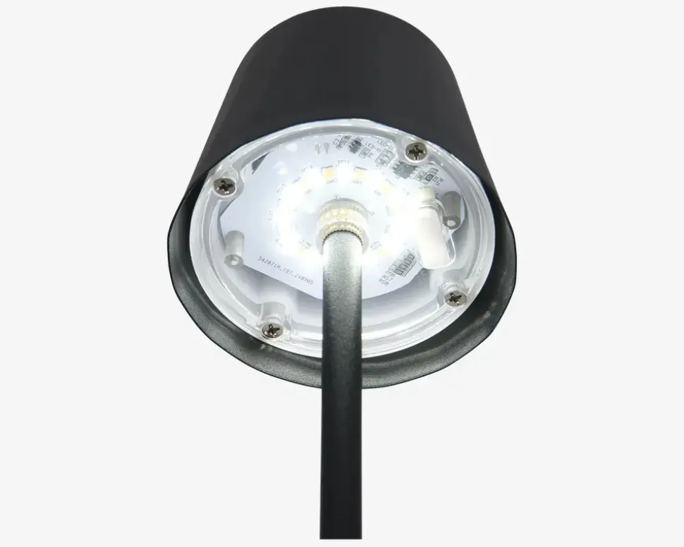 Bordlampe Diaz mat sort H.21 cm