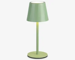 Bordlampe Diaz pistacie grøn H.21 cm