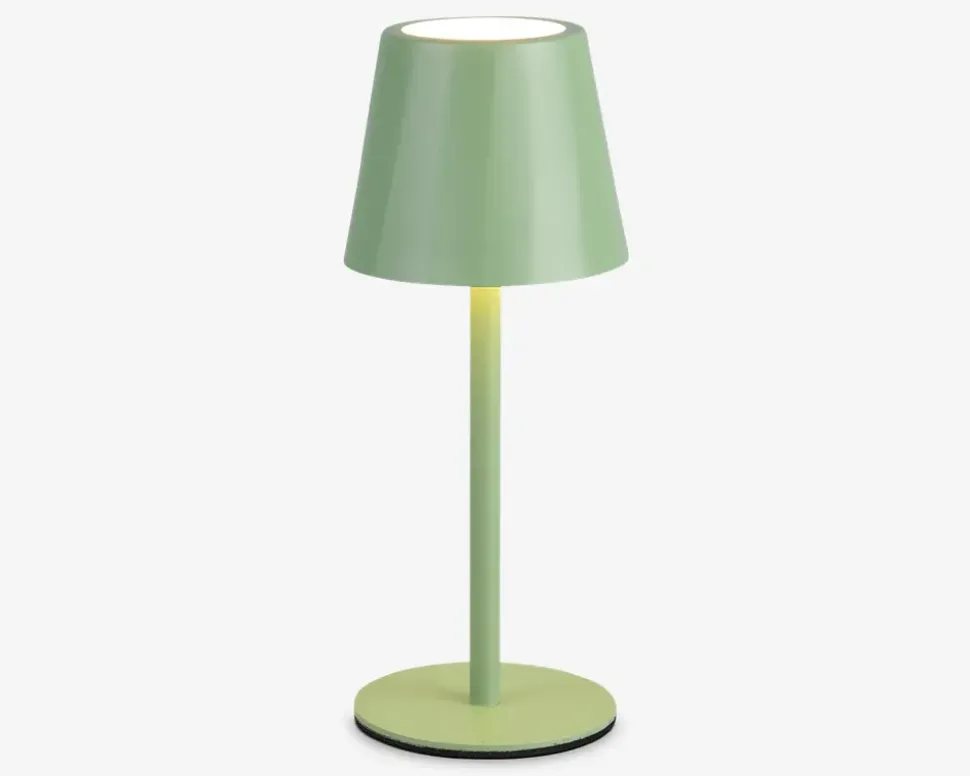 Bordlampe Diaz pistacie grøn H.21 cm