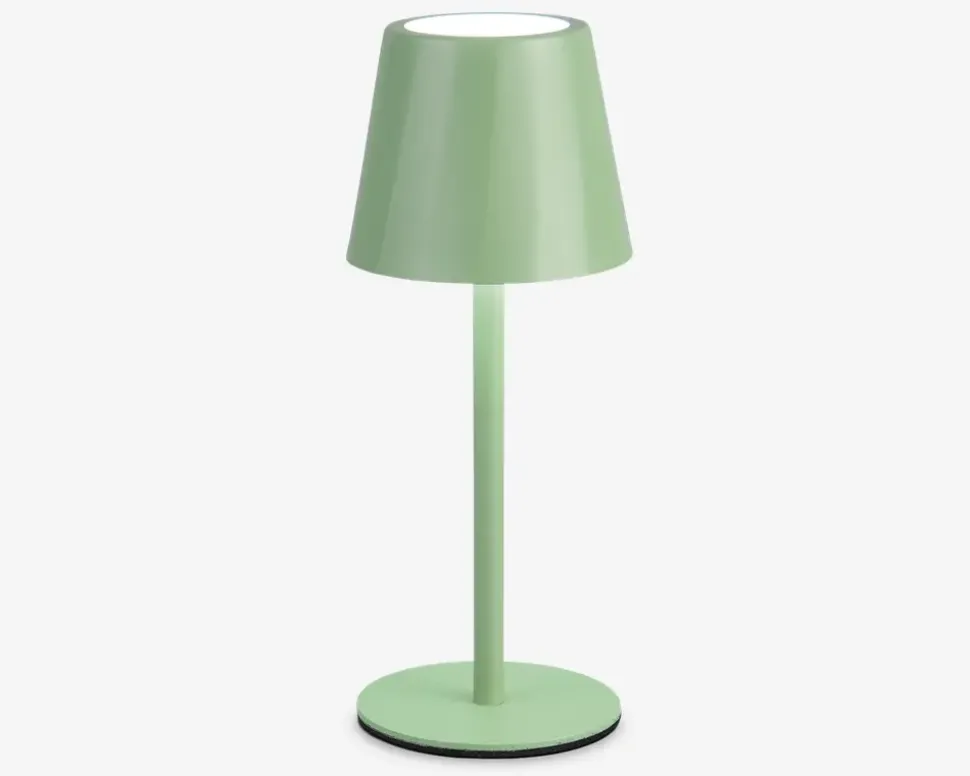 Bordlampe Diaz pistacie grøn H.21 cm