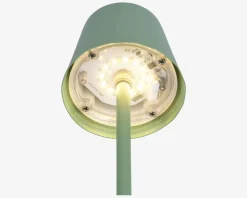 Bordlampe Diaz pistacie grøn H.21 cm