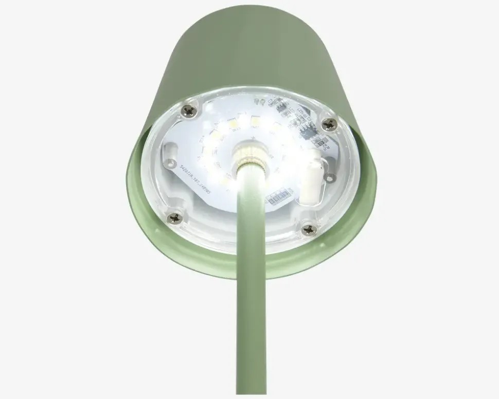 Bordlampe Diaz pistacie grøn H.21 cm