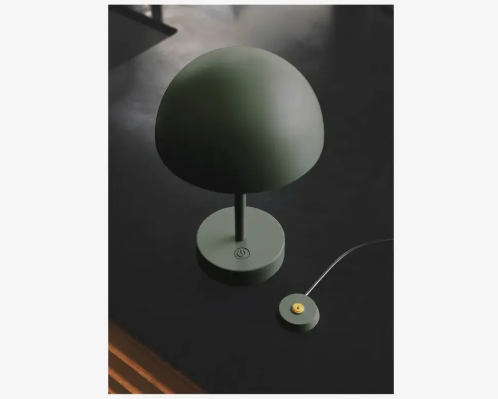 Bordlampe Ellen batteri grøn