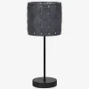 Bordlampe filt vævet grå H.40,5 cm