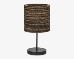 Bordlampe genanvendt pap H.38,5 cm