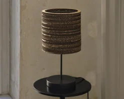 Bordlampe genanvendt pap H.38,5 cm