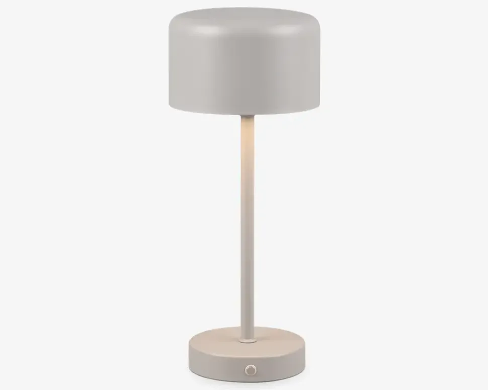Bordlampe Jeff grå H.30 cm