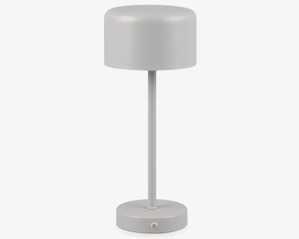 Bordlampe Jeff grå H.30 cm