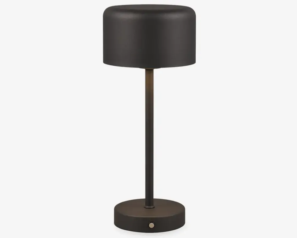 Bordlampe Jeff mat sort H.30 cm