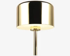 Bordlampe Jeff poleret messing H.30 cm