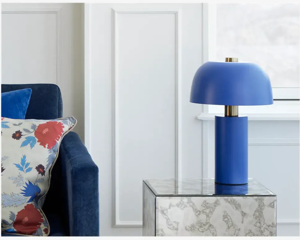 Bordlampe Lulu Kobolt Blå H.37 cm