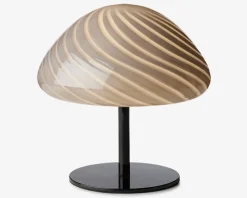 Bordlampe Mini Mus grå H.17 cm