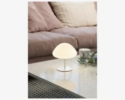 Bordlampe Mini Mus opal H.17 cm