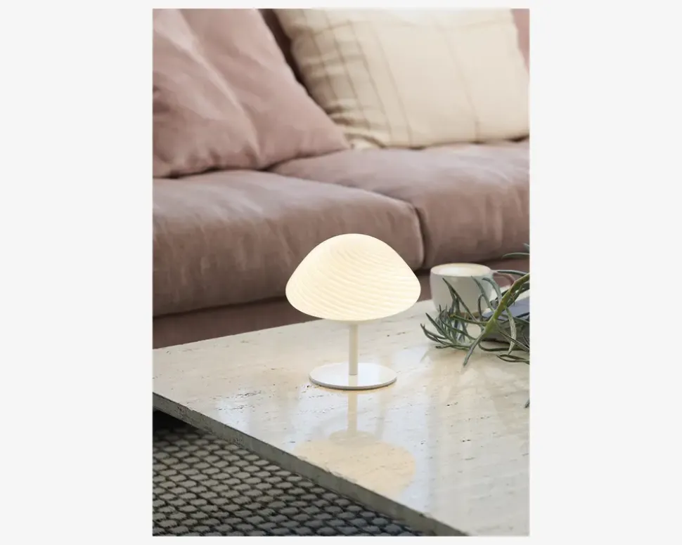 Bordlampe Mini Mus opal H.17 cm