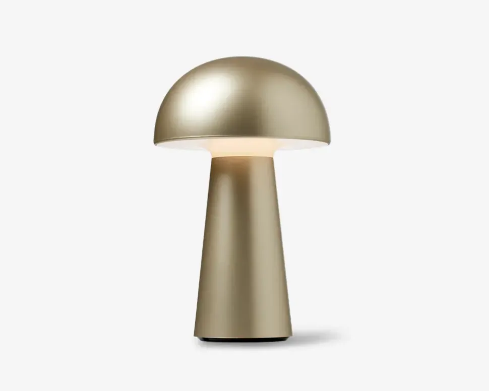 Bordlampe Move Me champagne LED H.21,5 cm