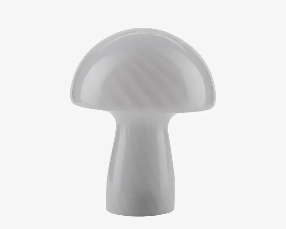 Bordlampe Mushroom Hvid H.23 cm