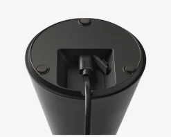 Bordlampe Nyhavn sort H.21,5 cm