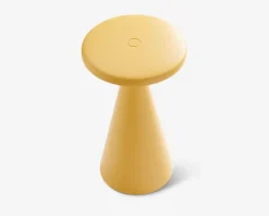Bordlampe Nyhavn støvet gul H.21,5 cm