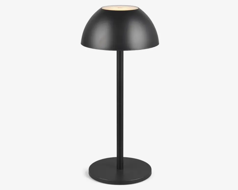 Bordlampe Ricardo mat sort H.30 cm