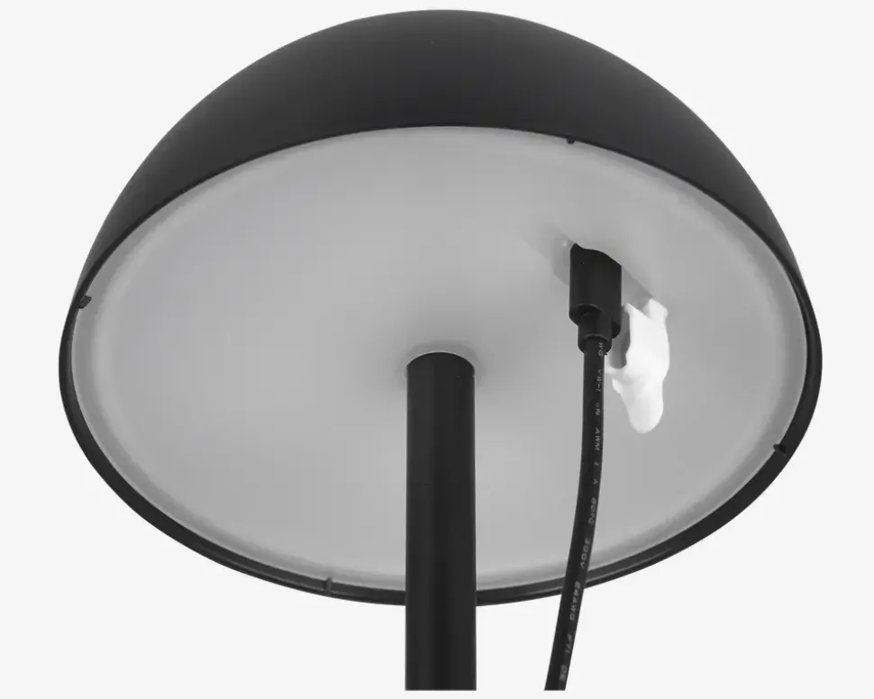 Bordlampe Ricardo mat sort H.30 cm