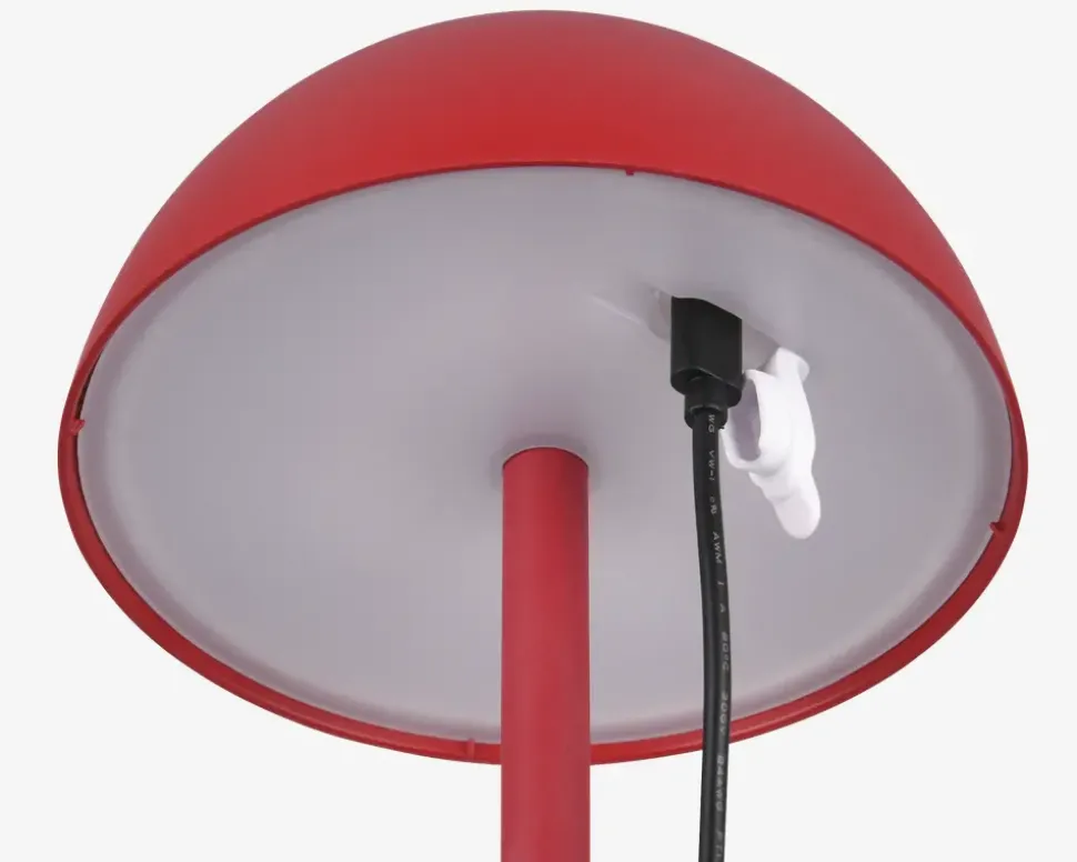 Bordlampe Ricardo rød H.30 cm