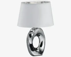 Bordlampe Taba Sølv H.33 cm