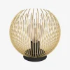 Bordlampe Venezuela Guld Ø.23,5 cm