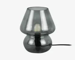 Bordlampe Vintage Grå H.18 cm