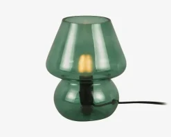 Bordlampe Vintage Grøn H.18 cm