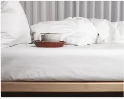Boxlagen Percale Hvid 90x200 cm