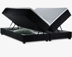 Boxmadras med magasin 180 x 200 cm sort