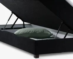 Boxmadras med magasin 180 x 200 cm sort