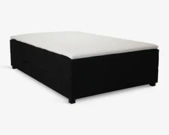 Boxmadras med magasin 140 x 200 cm sort