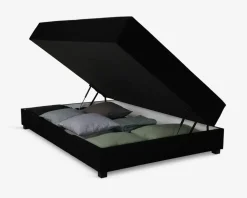 Boxmadras med magasin 140 x 200 cm sort