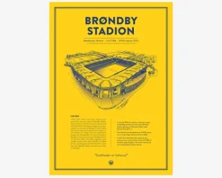 Brøndby stadion 50x70 cm