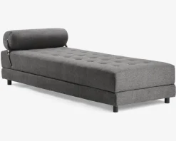 Daybed Eva grå møbelstof