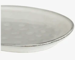 Dessert Tallerken Oval Blank Stone