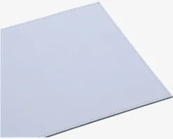 Dækkeserviet lys blå pu 45x30 cm