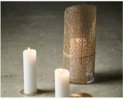 Dækkeserviet PVC Guld Ø.38cm